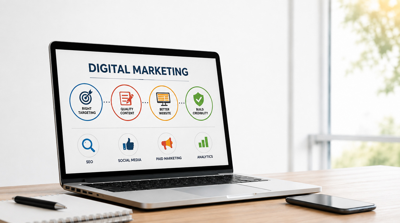 Best digital marketing company in Kerala offering SEO, social media, paid marketing and analytics