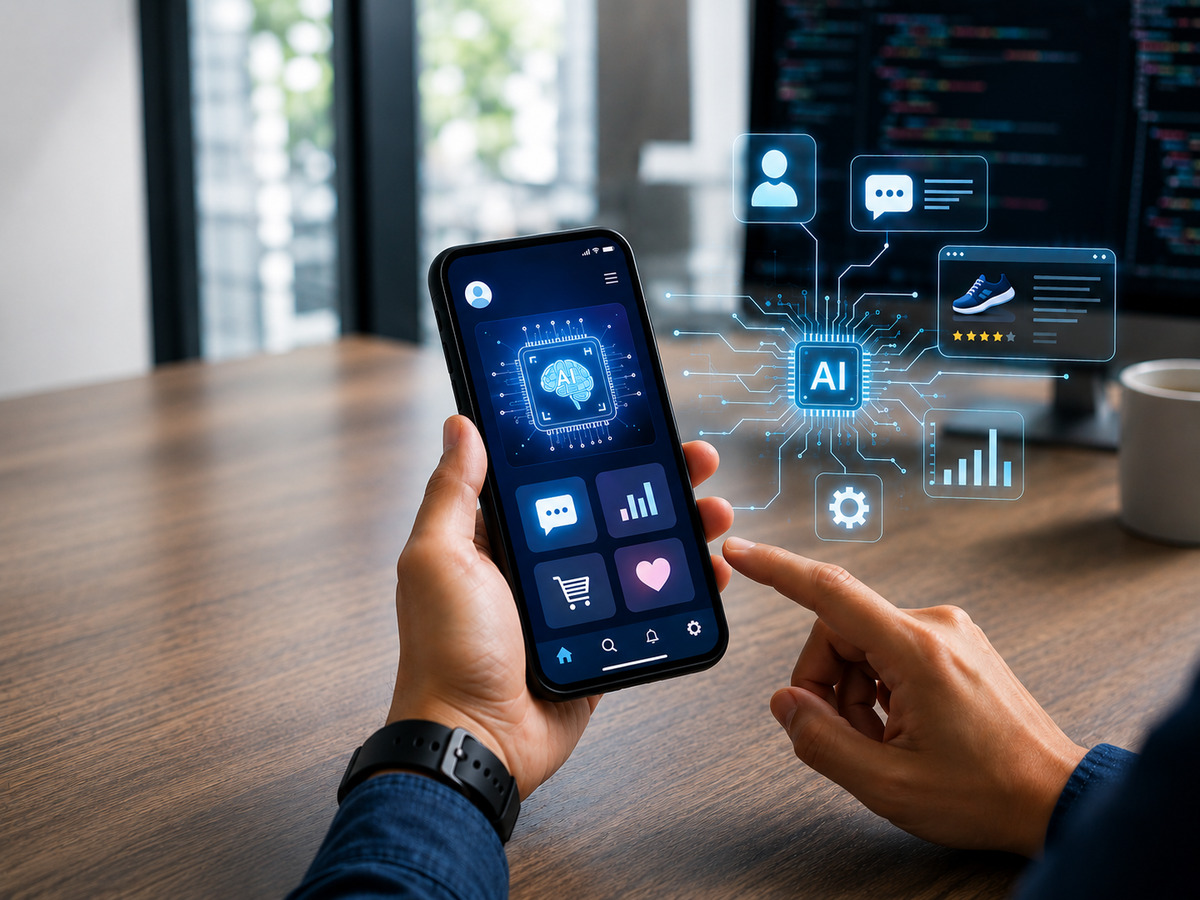 AI-powered mobile app development by a mobile app development company in Kochi