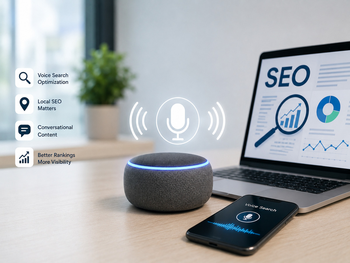 SEO experts in Kochi using voice search optimization to improve website visibility