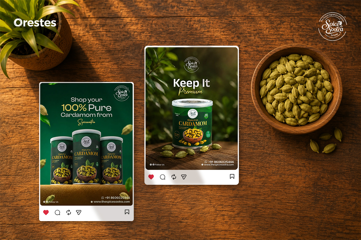 Spice Sootra Premium Cardamom Social Media Campaign