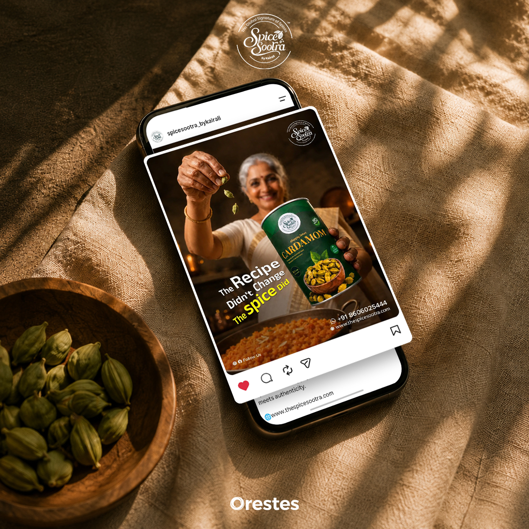Spice Sootra Cardamom Social Media Advertisement