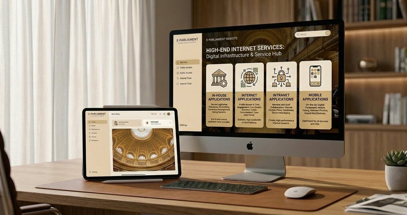 Cross-Platform Web Application Development Kerala – E-Parliament Digital Infrastructure Hub